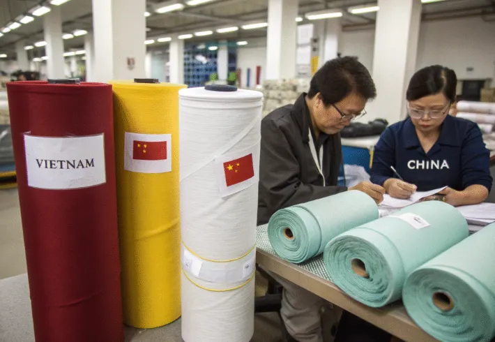 O fornecimento de tecidos de China como selecionar e verificar um agente de fornecimento