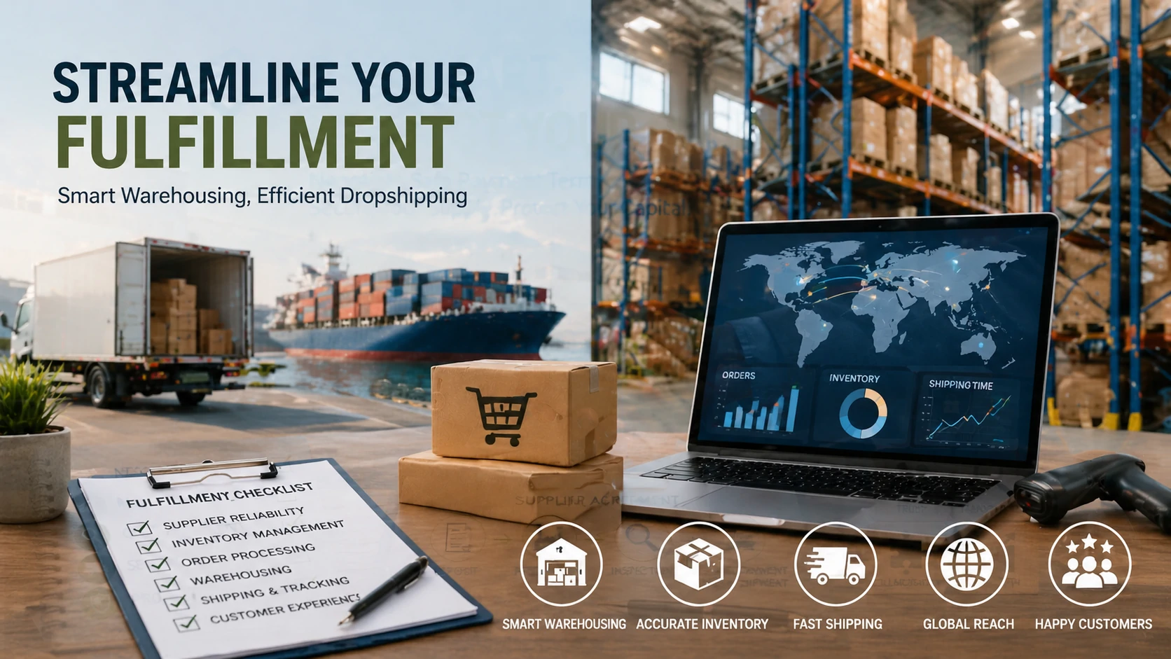 Simplifique seu atendimento: uma lista de verificação para armazenamento e dropshipping na China